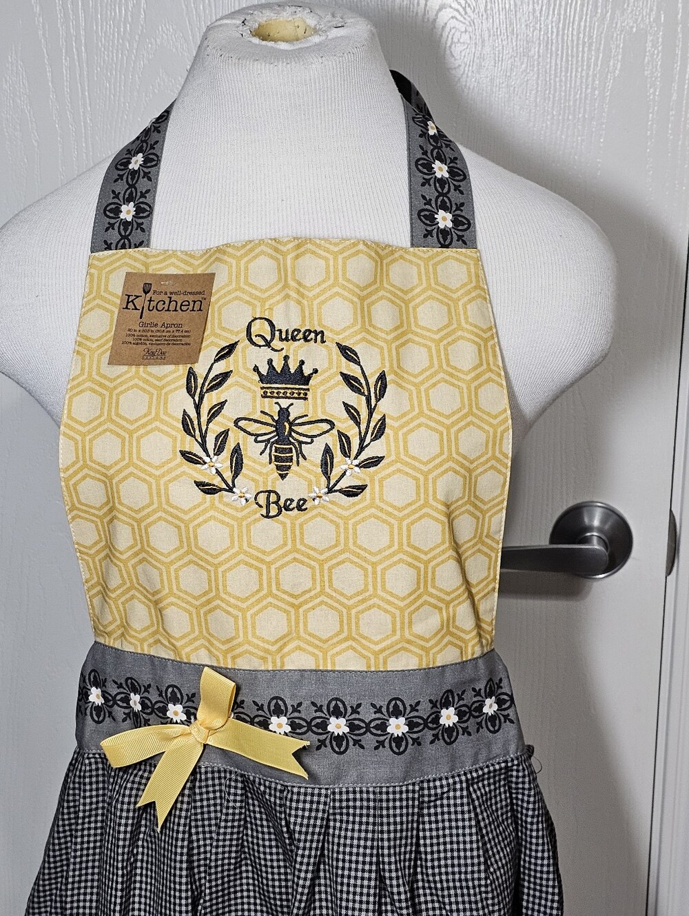Queen Bee Kitchen Apron by Kay Dee Designs